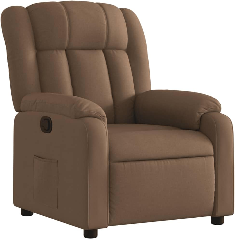 Fauteuil Verstelbaar – Relaxfauteuil – Relaxstoel – Armstoel – Leunstoel – Verstelbare Rugleuning Tot 135 Graden – Stevig Hout Metaal Frame