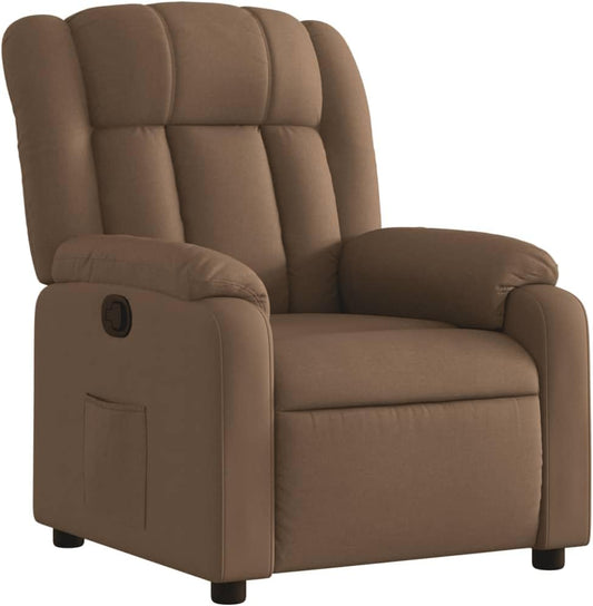 Fauteuil Verstelbaar – Relaxfauteuil – Relaxstoel – Armstoel – Leunstoel – Verstelbare Rugleuning Tot 135 Graden – Stevig Hout Metaal Frame