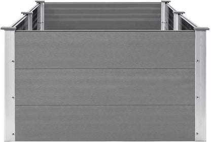 vidaXL Planter 250x100x54cm HKC gray - QUORE