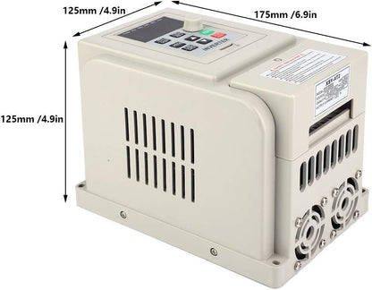 Eenfase-omvormer, PWM 220V AC Variabele frequentieregelaar VFD-snelheidsregelaar 1-fase ingang 1-fase uitgang 2,2 kW