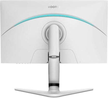 KOORUI Gaming Monitor 27 inch, 240Hz, VA Mini LED, 1ms, QHD Gaming Screen Adaptive Sync, 2xHDMI 2.0 & DisplayPort 1.4, HDR 1000, DCI-P3 95%, VESA 75 x 75 mm, Eye Care, Height Adjustable - QUORE
