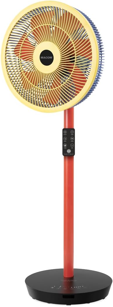 MACOM Enjoy & Relax 982 Colour Fan oscillerende ventilator, 35 cm, luchtstroom 35,6 m³/min
