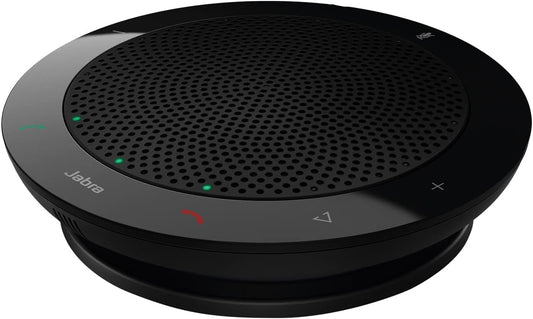 Jabra Speak 410 Speakerphone – Unified Communications-geoptimaliseerde Draagbare Conferentiespeaker met USB – Plug-en-Play-verbinding met Computers