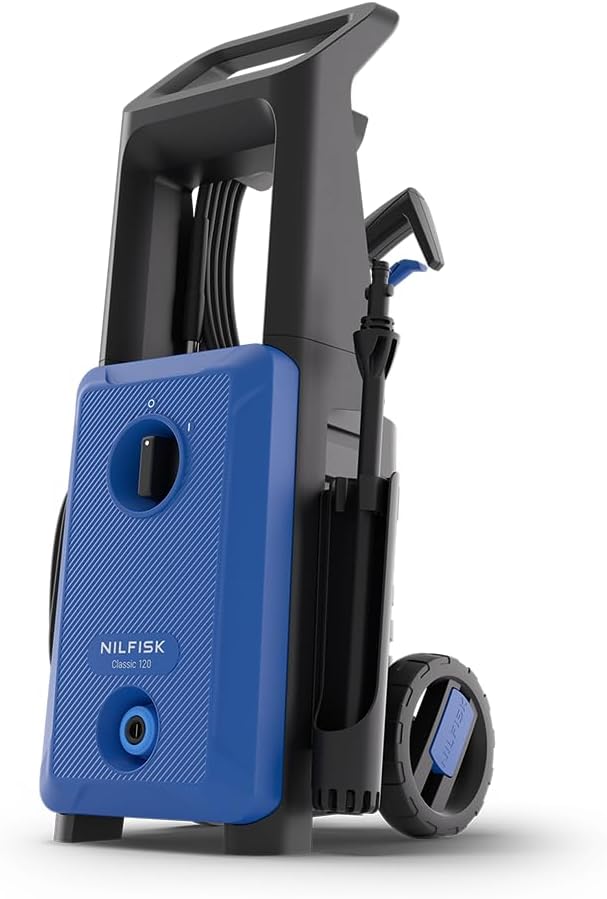 Hogedrukreiniger – Waterdrukreiniger – Buitenreiniger – Terrasreiniger – Autoreiniger – 120 Bar Werkdruk – 1600 Watt Motor