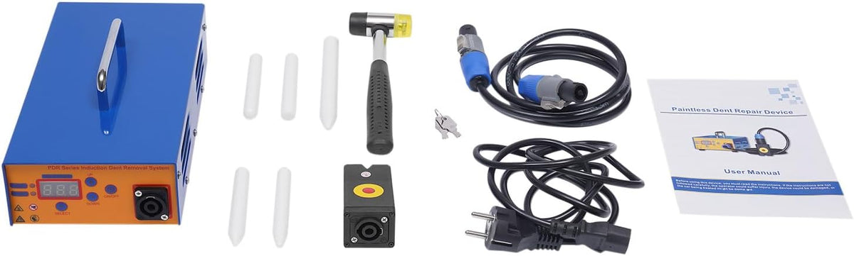 Induction Heater, Car Dents, Repair Kit, Electromagnetic Portable Dent Lifter Endurance Tools, Induction Heater, Induction, Paint-Free Heating with Digital Screen, - QUORE