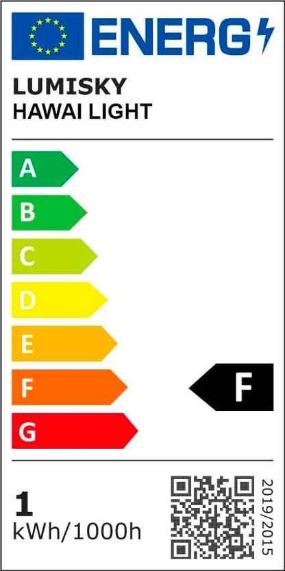 Lichtsnoer voor buiten, aansluitbaar, 10 m, met 20 ledlampen, E27, warmwit, HAWAII LIGHT, bohemien polyrotan lampenkap