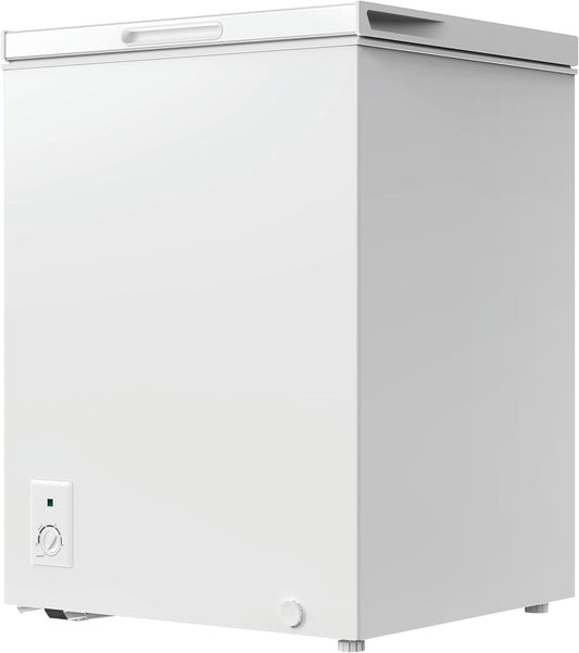 aro Freezer CF1420E, 142 L, 5°C to -24°C, Manual Defrost, Energy Class E, Includes Basket, White - QUORE