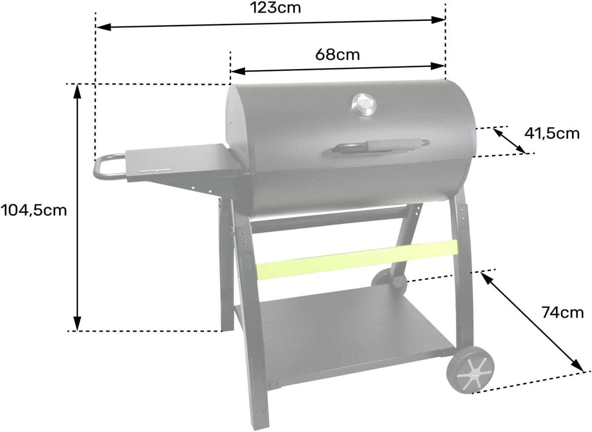 Houtskool barbecue TONINO 1