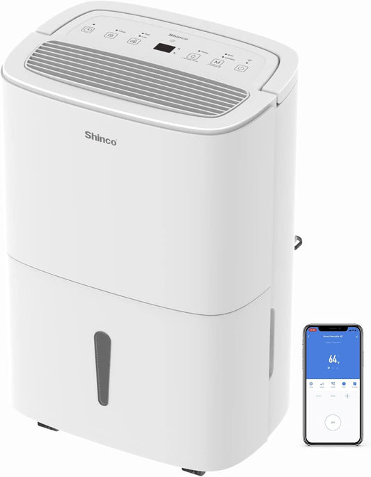 Luchtontvochtiger – Vochtvanger – Ontvochtiger – Kamerontvochtiger – Vochtverwijderaar – 30 Liter Per Dag – Wifi Met Automatische Herstart