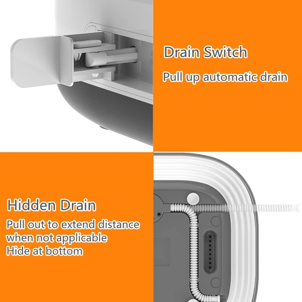 Miniwasmachine – Kleine Wasmachine – Draagbare Wasmachine – Camping Wasmachine – Opvouwbare Miniwasmachine – Compact 10 cm Hoog – Energiezuinig 21W