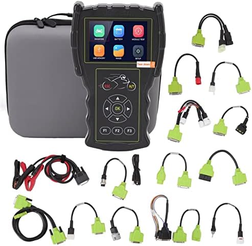 Motorfietsscanner – Motorfiets Diagnosetool – Foutcode Scanner – OBD Scanner – ECU Uitlezer – Helder LCD-Display – Onderhoudslamp Resetfunctie