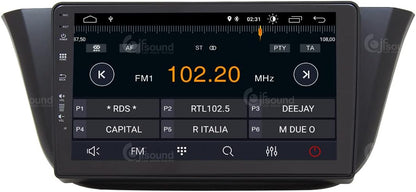 Autoradio – Auto Radio – Multimedia Radio – Inbouw Radio – 1-DIN Autoradio – 9 Inch Touchscreen – Android 4-Core Processor – Apple CarPlay & Android Auto Compatible