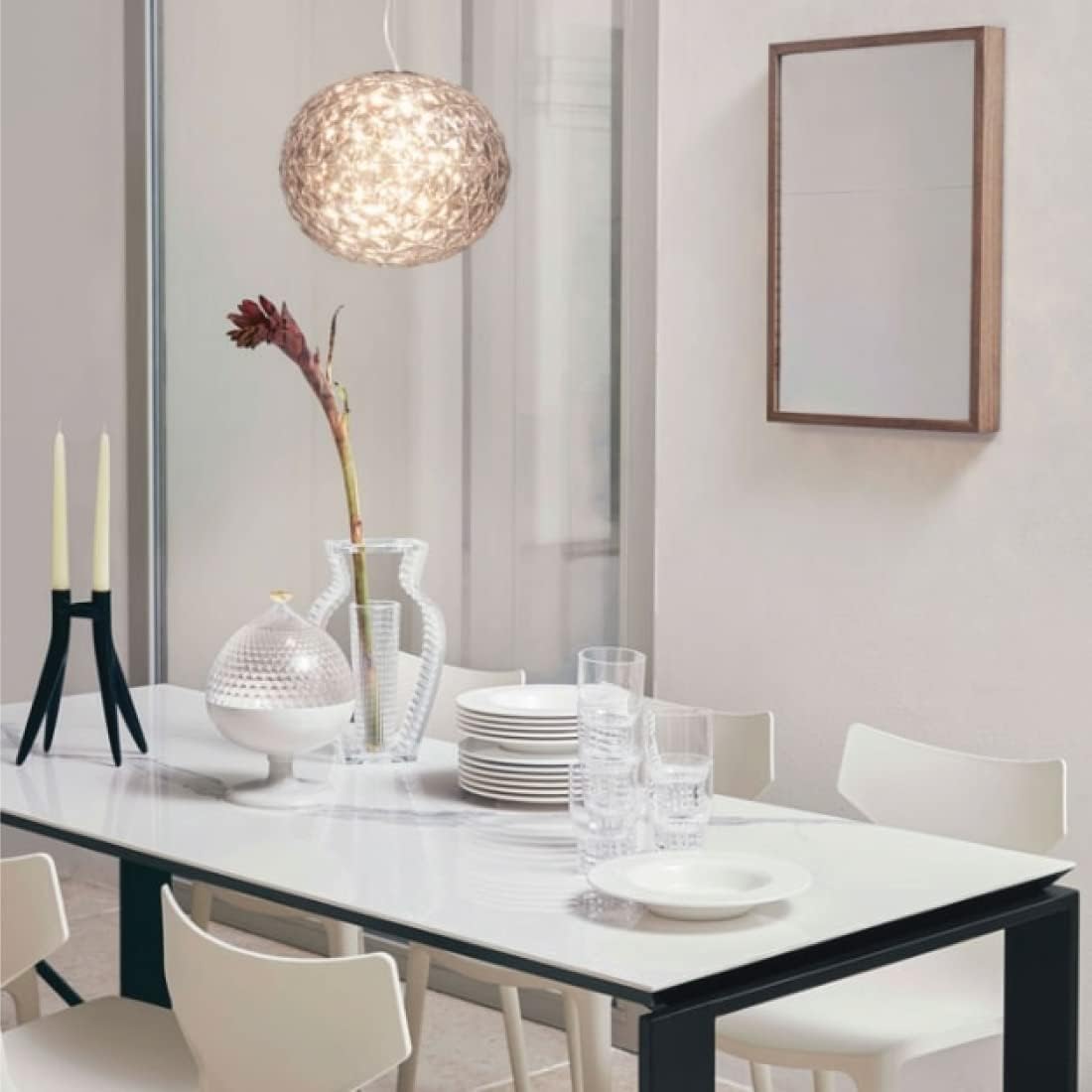 Kartell Puma Opbergdoos, middenstuk, barnsteen en baksteen