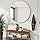 Ronde Spiegel – Grote Wandspiegel – Badkamerspiegel – Woonkamer Spiegel – Slaapkamer Spiegel – 106 cm Diameter – Gouden Aluminium Frame – Geharde Veilige Spiegelglas
