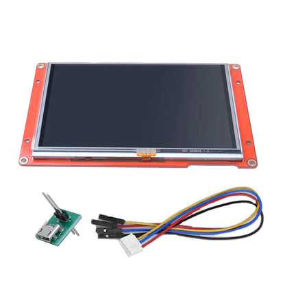 Nextion Display Intelligent 5 inch resistief touchscreen 800x480 seriële LCD TFT HMI display module NX8048P050-011R ondersteunt audio video