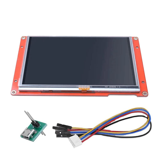 Nextion Display Intelligent 5 inch resistief touchscreen 800x480 seriële LCD TFT HMI display module NX8048P050-011R ondersteunt audio video