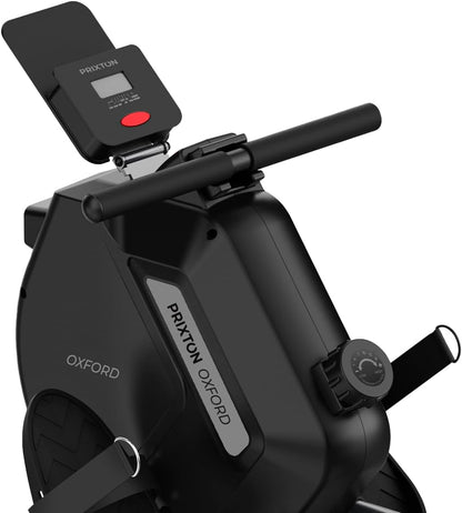 PRIXTON Oxford Rowing Machine, Resistance 3 kg, 16 Levels, Magnetic Flywheel, Time Display, Distance, Calories and Repetitions - QUORE