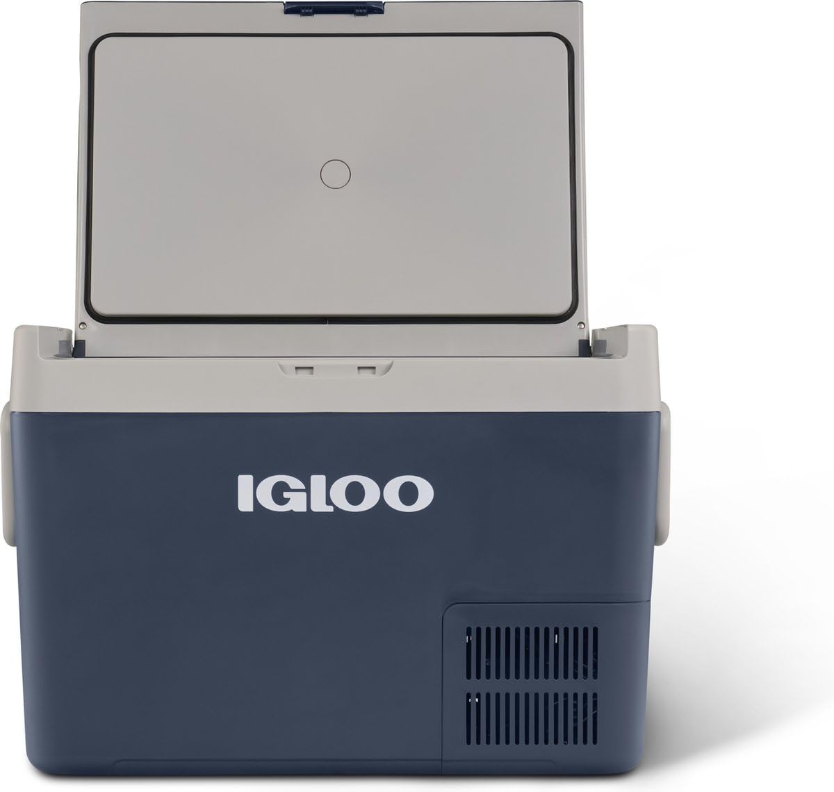 IGLOO ICF60 Draagbare compressor-koelbox, 59 liter, 12/24 V, 230 V, elektrische koelbox, -18 °C tot 20 °C, mini-koelkast, vriesbox voor camping, auto