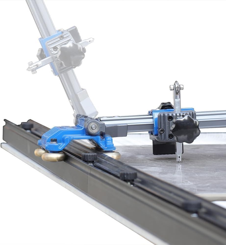Tcut™ T-Form 2000MM Professionele handmatige tegelsnijder, Slim System tegelsnijder voor grootformaat tegels, porselein, keramiek
