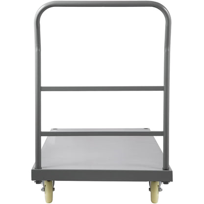 VEVOR Plateau Truck, 905kg Load Hand Truck, Transport Trolley with 125mm Castors, Load Surface 120x6cm Platform Cart, Foldable Industrial Trolley, Non-slip Coating Storage Trolley for Luggage Moving