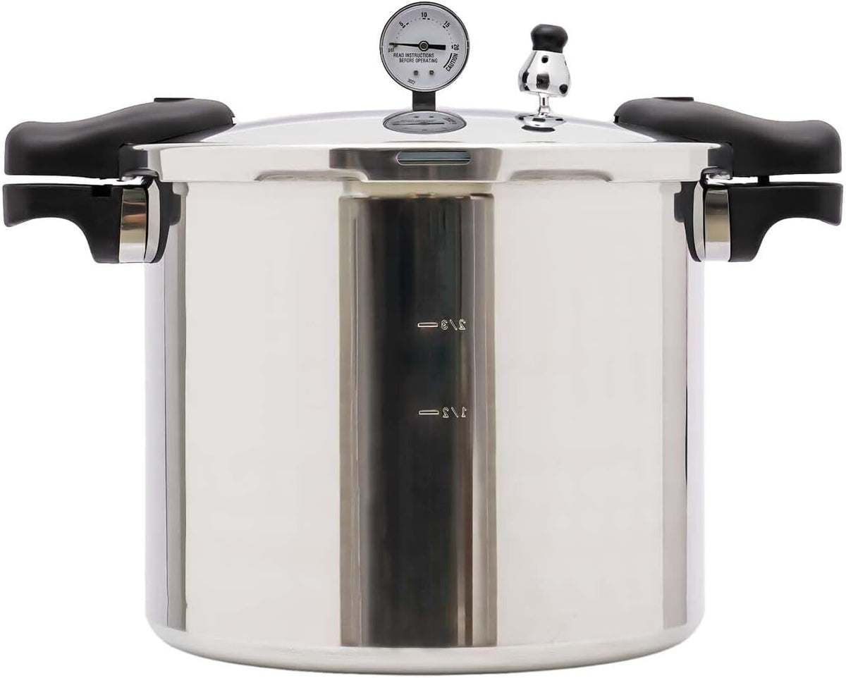22L Pressure Canner Cooker Kitchen Cookware pressure cooker stainless aluminum steam cooker large capacity canning jug kitchen quick cooking cooking saucepan steamer gas cookers steam pressure pan - QUORE