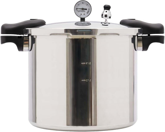 22L Pressure Canner Cooker Kitchen Cookware pressure cooker stainless aluminum steam cooker large capacity canning jug kitchen quick cooking cooking saucepan steamer gas cookers steam pressure pan - QUORE