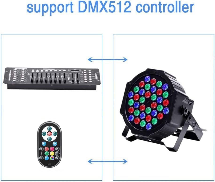 LED Parlicht – Podiumverlichting – DJ Licht – Disco Lamp – Stage Light – 72W RGB LED – 7 Lichtmodi Met Afstandsbediening