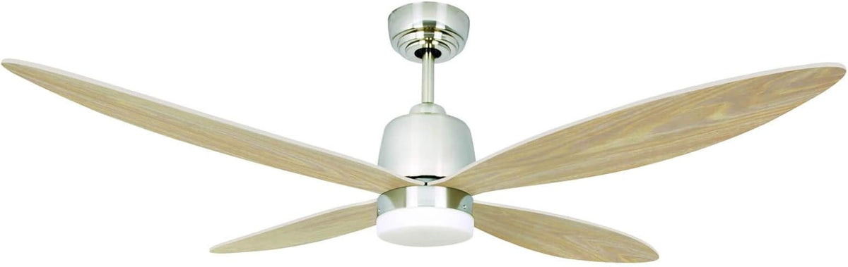 Energiebesparende plafondventilator Stratus met verlichting en afstandsbediening 132 cm - puntige vleugels