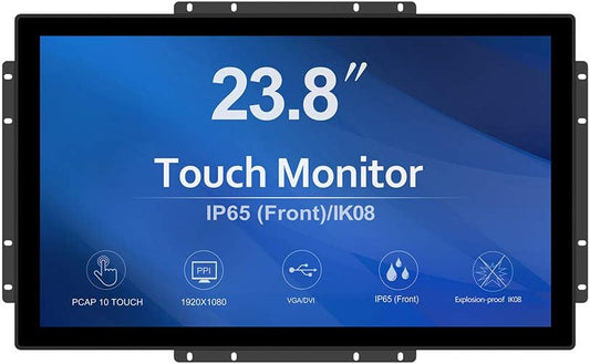 GreenTouch 23,8 Inch 10 Punten Open Frame PCAP Touchscreen Monitor - Industriële Touch Display -16:9 -TFT LCD