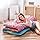 MAXYOYO Retro boho matras, Japanse vintage bloemenvloermat, rolbaar logeerbed, slaapbed en camping, draagbaar, tatami mat (Bohemian B, 135 x 190 cm)