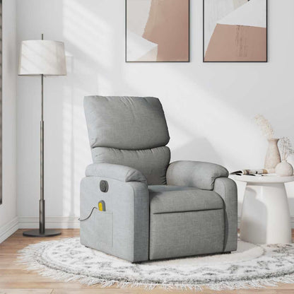 Relaxfauteuil – Relaxstoel – Massagestoel – TV-stoel – Verstelbare stoel – 6-punts vibratiemassage – Rugleuning tot 135 graden verstelbaar