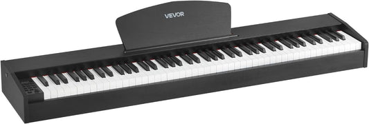 Digitale piano – Elektrische piano – Keyboard – Piano met gewogen toetsen – Pianotoetsenbord – Zonder houder – 88 volledig gewogen toetsen – Dual-toetsenbordmodus