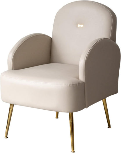 Armchair Chair,Leather Chair Lounge Recliners Wingback Comfy High Back Recliner Nursing Reading For Small Spaces Bedrooms Living Room