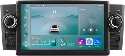Ossuret Autoradio voor Fiat Grande Punto Linea (2007-2012), 7 Inch Android 13 Touchscreen 2+32GB GPS Navigatie met Carplay Android Auto WiFi Bluetooth USB Stuurwielbediening
