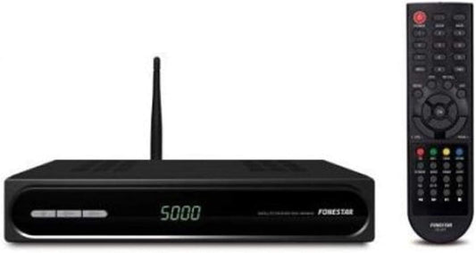Fonestar – HD satellietontvanger (Full HD, WiFi, ethernet) zwart