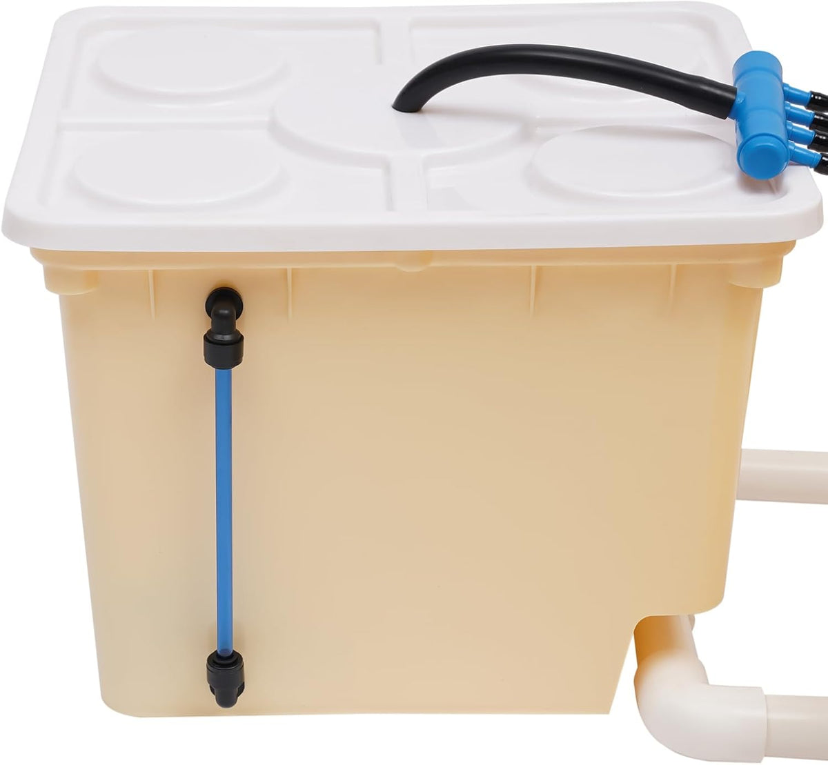 OUKANING Indoor and Outdoor Hydroponic Grow System, 11 Litres, Hydroponics Grow System, Home Grow Kit for Flowers and Herbs - QUORE