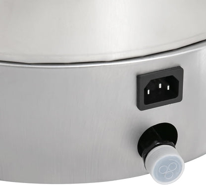 CG-25Q Electric Vertical Rotisserie with Gas Kebab Machine 4.3 kW Stainless Steel Table Grill Kebabs Stainless Steel Table Grill Kebab Grill Kebab Grill - QUORE