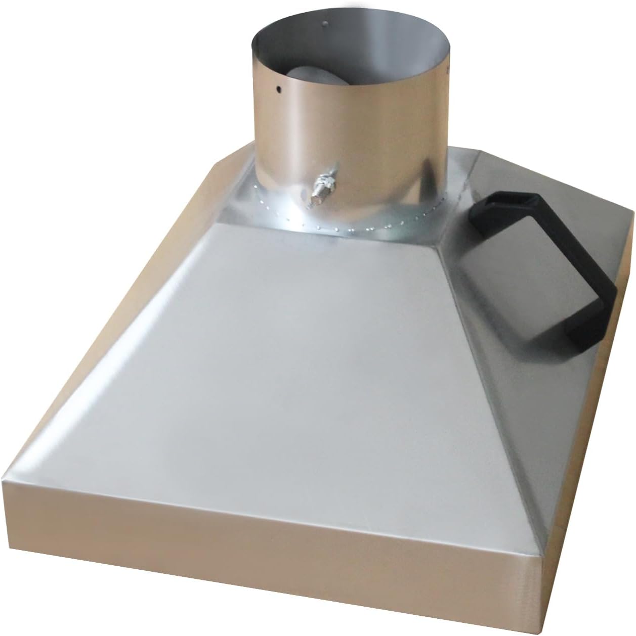Afzuigkap Roestvrij Staal – Lasrookafzuiging – Lasdampafzuiging – Soldeerrookafzuiging – Werkplaats Afzuiging – 400 x 300 mm – Inlaatdiameter 110 mm