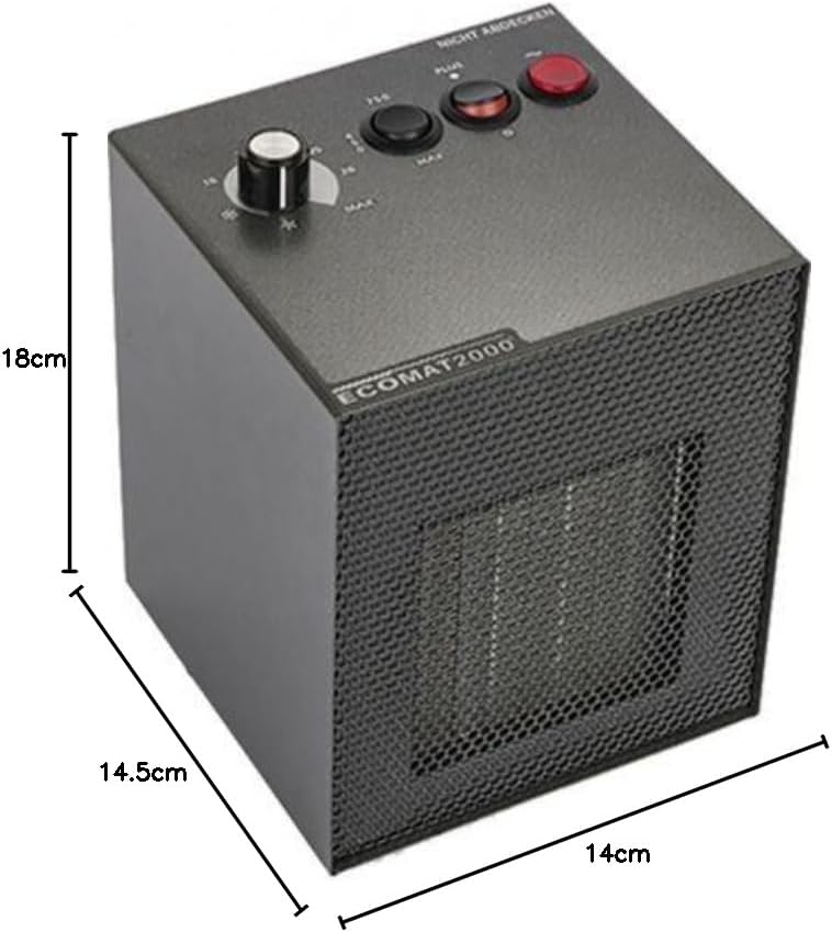 Classic Plus mobiele ventilatorkachel, 230 V, 450 W, 750 W, 1800 W, thermostaat, automatische uitschakeling