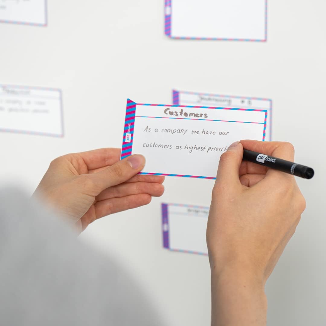 PATboard Scrum Board en Kanban Board - Basic Plus Toolset Magnetisch - Beschrijfbare Magneten voor Whiteboard - Agile Project Management