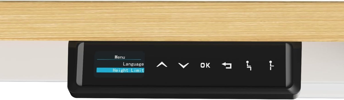 ElevatePro Electric Height Adjustable Desk with Dual Motor and Touch Screen, Whisper Quiet and Heavy Duty Perfect for Home Office - QUORE