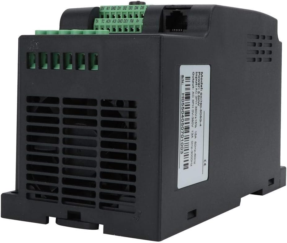 Garosa Frequentieomvormer Universele VFD-omvormer Frequentieomvormer 5,5 kW 380 V 3 PS voor de snelheidsregeling van de spilmotor SKI780-5D5G-4,Omvormer