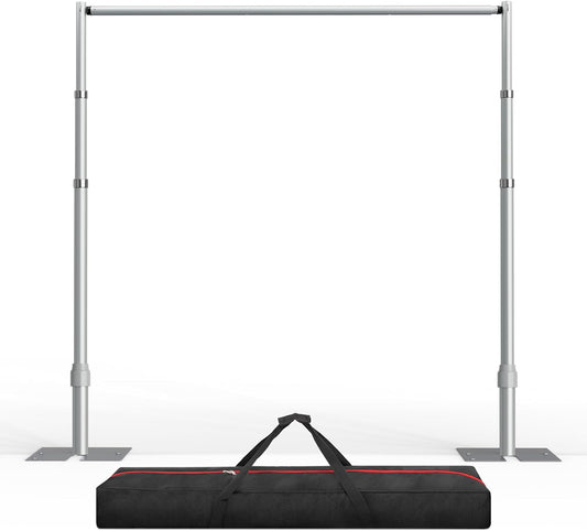 EMART Stabiele Foto Achtergrondstandaard 3x3m, Grote Verstelbare Trouwboog voor Fotostudio, Bruiloft, Banket, Verjaardagsdecoratie, Ballonnenstandaard