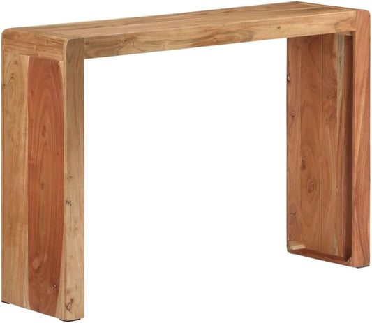 vidaXL Wall table 110x30x76 cm solid acacia wood