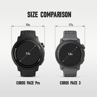 COROS PACE Pro GPS-SPORTHORLOGE, 1,3-inch AMOLED-touchscreen, snelste processor in zijn klasse, batterijduur van 20 dagen, navigatie met wereldwijde offline kaarten, slaapregistratie (Grijs)