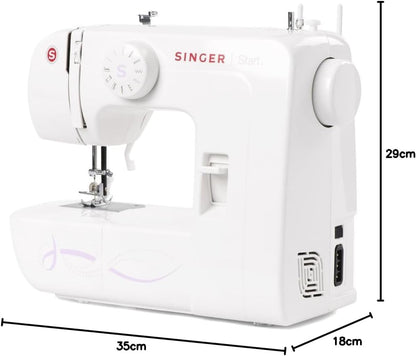 Mechanische Naaimachine – Naaimachine – Beginners Naaimachine – Hobby Naaimachine – Huishoud Naaimachine – 6 Basissteken – Inclusief Beschermende Draagtas