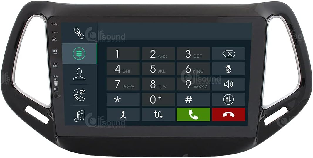 Autoradio Jeep Compass – Navigatiesysteem – Multimedia Speler – Inbouw Radio – Bluetooth Radio – 10 Inch Touchscreen – 8-Core Processor – Android Auto & CarPlay