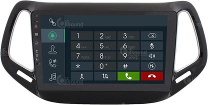 Autoradio Jeep Compass – Navigatiesysteem – Multimedia Speler – Inbouw Radio – Bluetooth Radio – 10 Inch Touchscreen – 8-Core Processor – Android Auto & CarPlay