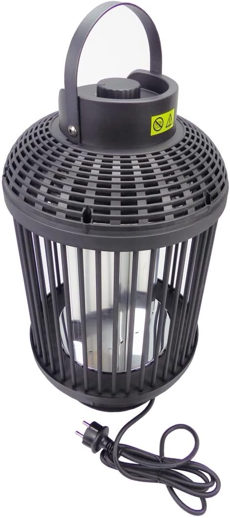 Verwarmingslantaarn – Straalkachel – Terrasverwarmer – Buitenheater – Balkonverwarmer – 2 Warmtestanden 600/1.200W – 180° Draaibare Kop