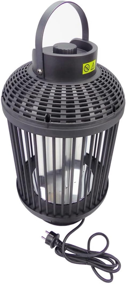 Verwarmingslantaarn – Straalkachel – Terrasverwarmer – Buitenheater – Balkonverwarmer – 2 Warmtestanden 600/1.200W – 180° Draaibare Kop